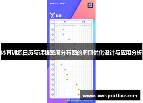 体育训练日历与课程密度分布图的周期优化设计与应用分析