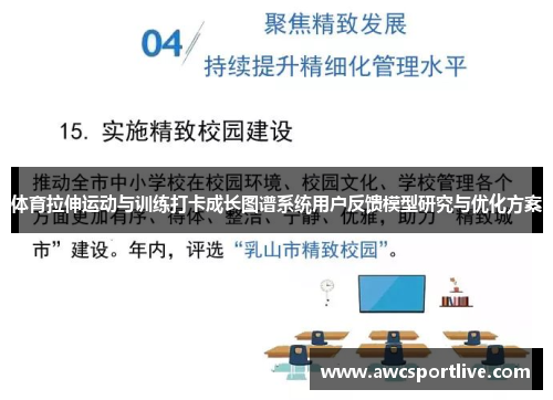 体育拉伸运动与训练打卡成长图谱系统用户反馈模型研究与优化方案